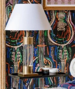 Mind The Gap Sibella Table Lamp In Antique Brass New