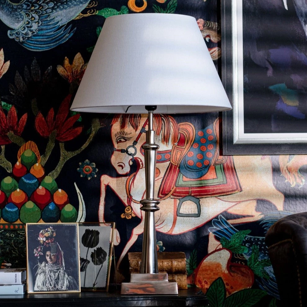 Mind The Gap Elenore Table Lamp In Polished Nickel 4 Mind The Gap Elenore Table Lamp In Polished Nickel