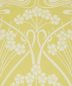 Liberty Fabrics Lanthe Mono Wallpaper In Fennel New
