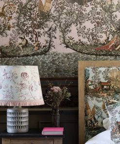Mind The Gap Journey To Eden Pink Wallpaper Les Jardins Royaux