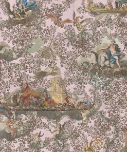 Mind The Gap Journey To Eden Pink Wallpaper Les Jardins Royaux