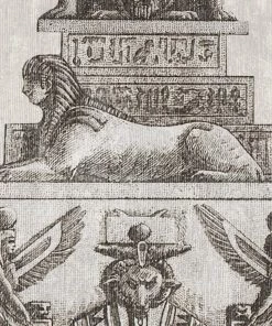 Mind The Gap Egyptian Columns Wallpaper