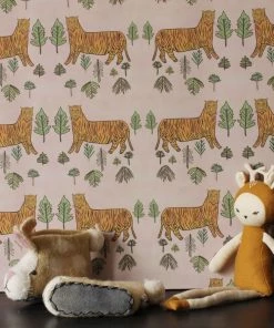 Annika Reed Studio New Tiger Tiger Wallpaper - Morganite