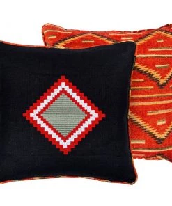 Mind The Gap Moki / Navajo Embroidered Cushion