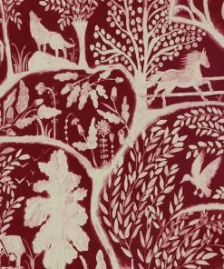 Mind The Gap The Enchanted Woodland Green Wallpaper Folk Couture