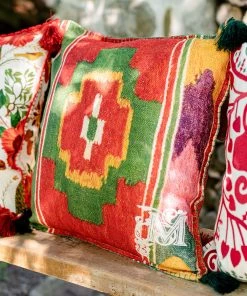 Mind The Gap Folk Couture Erdely Linen Cushion