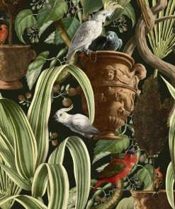 Mind The Gap Exotic Menagerie Dark Wallpaper Wallpaper & Paint