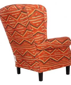 Mind The Gap MTG FURNITURE - BRYANT WING CHAIR - EYEDAZZLER NAVAJO Indigena