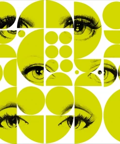 Mind The Gap Eyes And Circles Blue Wallpaper The Retrograde