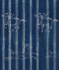 Mind The Gap Folk Couture A Fable Indigo Wallpaper