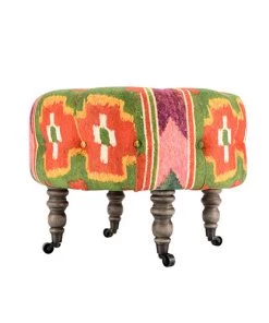 Mind The Gap Furniture Fez Tufted Stool - Erdely Linen