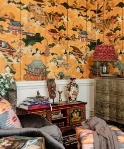 Mind The Gap Floating World, Blue Wallpaper Indigena