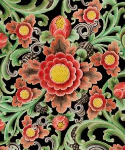 Mind The Gap Floral Painting Dark Wallpaper 8 Mind The Gap Floral Painting Dark Wallpaper