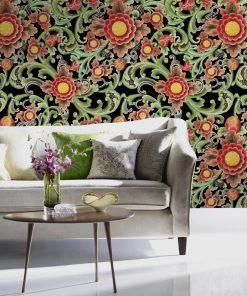 Mind The Gap Floral Painting Wallpaper