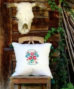 Mind The Gap Folk Couture Transsilvaniae Florilegium Embroidered Cushion