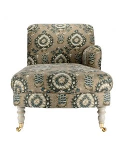 Mind The Gap Folk Couture Anatolia Chaise Lounge Flourish Dapple Linen