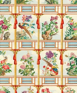 The Design Yard Rose & Thorn Flowering Wall Wallpaper