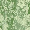 Mind The Gap Flowery Ornament Bud Green Wallpaper Rose & Thorn