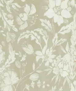 Mind The Gap Flowery Ornament Seedpearl Wallpaper Folk Couture