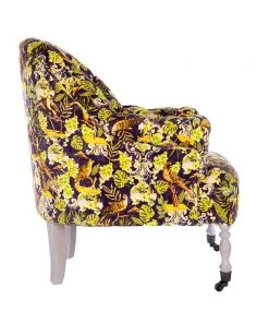 Mind The Gap Les Jardins Royaux MTG FURNITURE ST.GERMAINE TUFTED CHAIR - LA VOLIERE VELVET