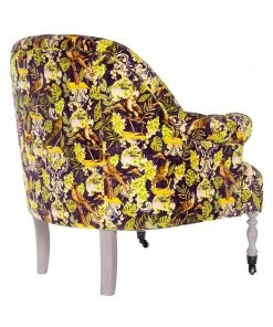 Mind The Gap Les Jardins Royaux MTG FURNITURE ST.GERMAINE TUFTED CHAIR - LA VOLIERE VELVET
