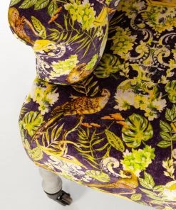 Mind The Gap Les Jardins Royaux MTG FURNITURE ST.GERMAINE TUFTED CHAIR - LA VOLIERE VELVET