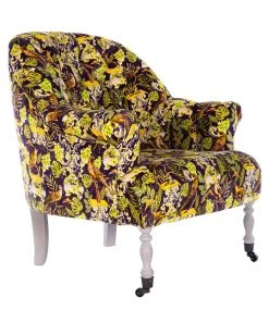 Mind The Gap Les Jardins Royaux MTG FURNITURE ST.GERMAINE TUFTED CHAIR - LA VOLIERE VELVET
