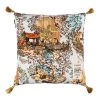 Mind The Gap Les Jardins Royaux Journey To Eden Linen Cushion