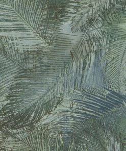 BN Homeware Greenery Print Wallpaper