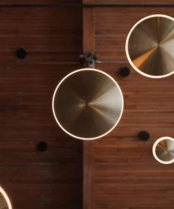 Thedesignyarduk The Craftsman CHRONA DISH PENDANTS MEDIUM - Graypants Lighting Vertical & Horizontal