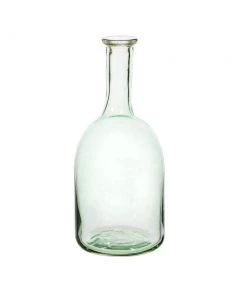 Sass & Belle Tanvi Recycled Glass Bottle Vase Green
