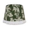 Mind The Gap Cone Lampshades -Guineo Green Rose & Thorn