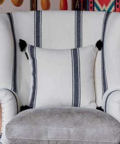 Mind The Gap Hajdu Stripe Linen Cushion