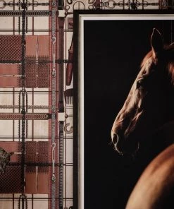 Mind The Gap Wallpaper & Paint Harnessmaker's Atelier Dark Wallpaper