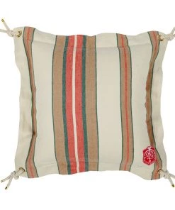 Mind The Gap Herina Stripe Linen Cushion Bohemian Dream