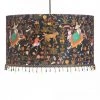 Mind The Gap Lamps Drum Pendants - Hindustan Anthracite Folk Couture