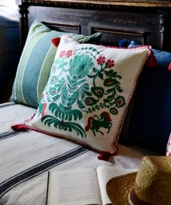 Mind The Gap Folk Couture Horse Parade Cushion