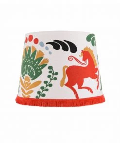 Mind The Gap Folk Couture Horse Parade Embroidered Cone Lampshade 10 Mind The Gap Folk Couture Horse Parade Embroidered Cone Lampshade