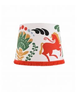 Mind The Gap Folk Couture Horse Parade Embroidered Cone Lampshade 11 Mind The Gap Folk Couture Horse Parade Embroidered Cone Lampshade
