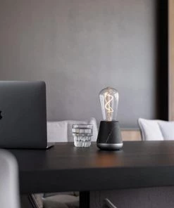 The Craftsman Humble One Table Light Black Marble