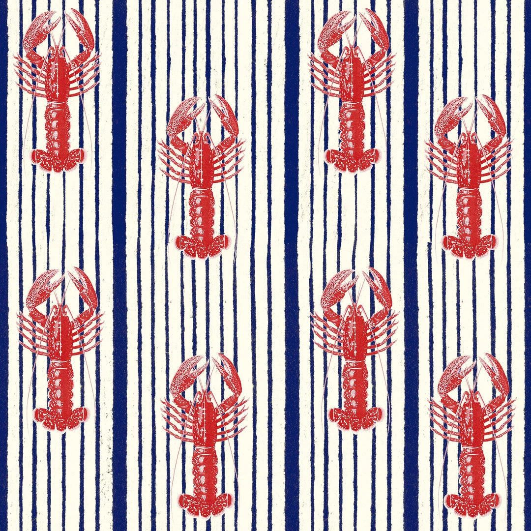 Mind The Gap Mediterranean Lobsters, Light Grey Wallpaper 6 Mind The Gap Mediterranean Lobsters, Light Grey Wallpaper