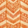 Mind The Gap Blue Skies Ahead Turkish Ikat, Tangerine Wallpaper