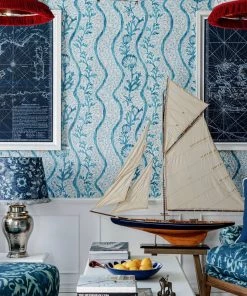 Mind The Gap Koralion Seagrass Wallpaper Blue Skies Ahead