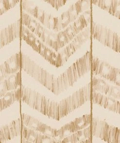 Mind The Gap Turkish Ikat, Taupe Wallpaper Blue Skies Ahead