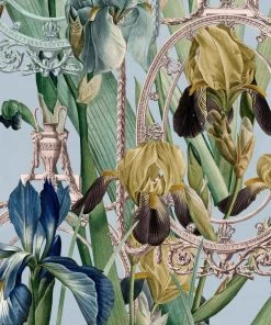 Mind The Gap Les Jardins Royaux Fleurs D'Iris Wallpaper