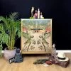 Lady Griddilebone New Jakarta Restored Decoupage Cabinet