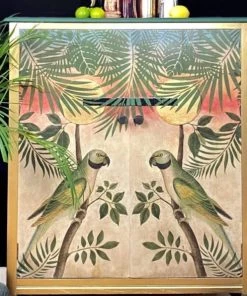 Lady Griddilebone New Jakarta Restored Decoupage Cabinet