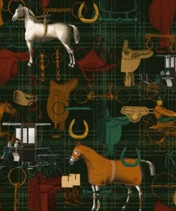 Mind The Gap Wallpaper & Paint The Jockey, Multicoloured Wallpaper