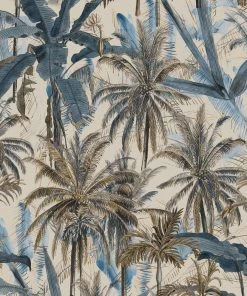 Mind The Gap The Jungle Smoke Blue Wallpaper