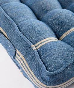 Mind The Gap Padded Cushions - Katalin Stripe Linen Bohemian Dream